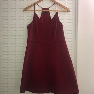 Express Red Midi Dress